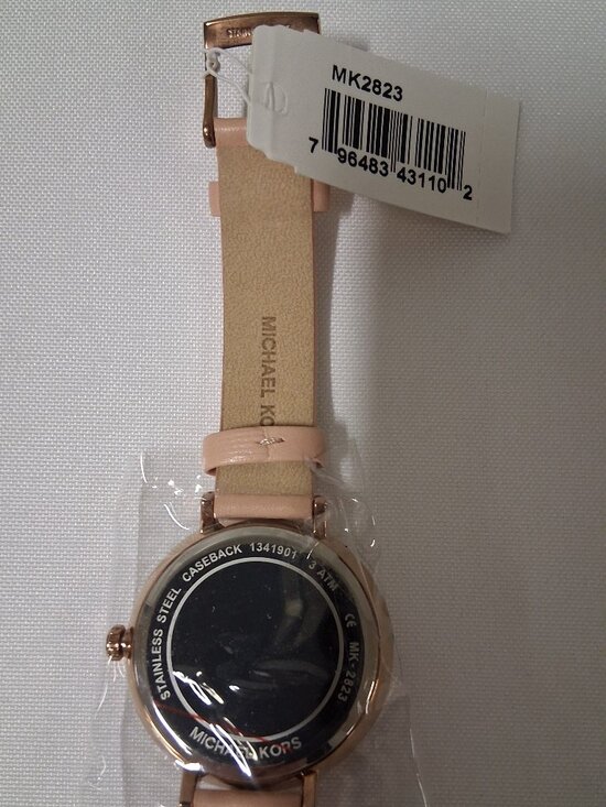Michael Kors Women\'s Charley Leather Watch – MK2823 | Pink & Rose Gold | New main image 4
